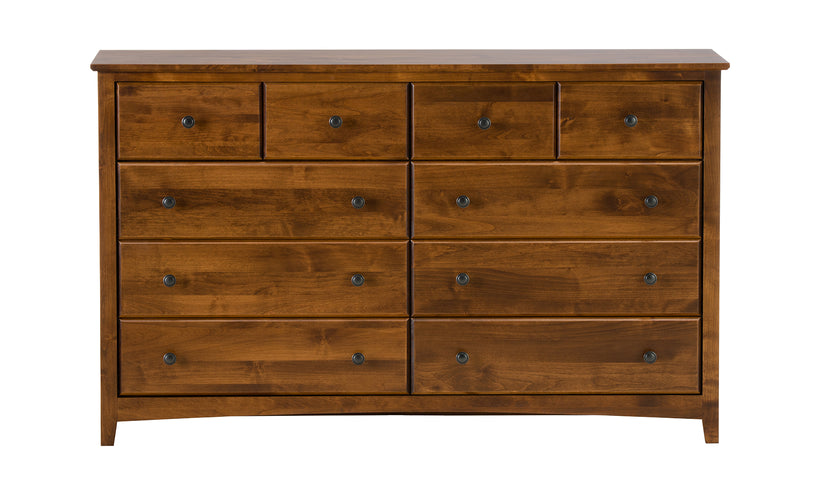 Shaker 10-Drawer Dresser